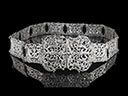 Antique Sterling Silver Buckle & Belt