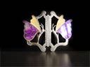 Silver Art Nouveau Butterfly Buckle