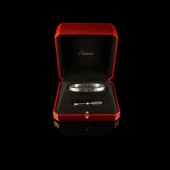 Vintage 18ct White Gold Cartier Love Bangle