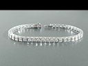 18ct White Gold Diamond Tennis Bracelet 