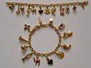 Vintage 18ct Gold Charm Bracelet