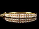 Antique 15ct Gold & Pearl Bracelet