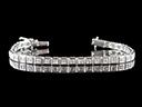 Vintage 18ct W/Gold Diamond Tennis Bracelet 