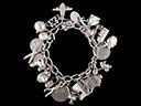 Antique Silver Charm Bracelet