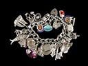 Antique Silver Charm Bracelet