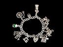 Vintage Sterling Silver Charm Bracelet