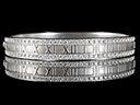 Vintage 18ct W/Gold & Diamond Tiffany & Co Atlas Bracelet 