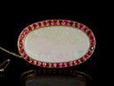 Antique French 18ct Gold Opal & Ruby Brooch 