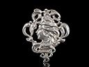 Antique Silver Art Nouveau Brooch