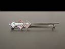 Vintage Silver & Enamel Charles Horner Masonic Brooch