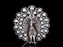 Antique Silver & Opal Theodor Fahrner Peacock Brooch