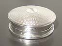 Ladies Vintage Silver Compact Case