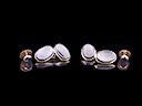 Antique 15ct Gold & Hematite Cufflinks Set