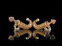 Vintage 9ct Gold Removable Dagger Cufflinks