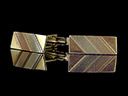 Vintage Italian 18ct Tri-Coloured Gold Cufflinks