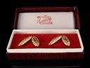 Antique Boxed 18ct Gold Torpedo Cufflinks 