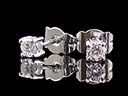 Vintage 18ct W/Gold 0.52ct Diamond Stud Earrings