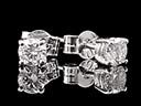 Vintage 18ct W/Gold 0.92ct Diamond Stud Earrings