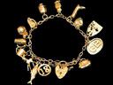 Vintage 9ct Gold Charm Bracelet Thumbnail