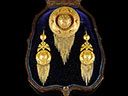 Antique Boxed Gold Gilt Tassel Jewellery Set