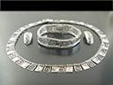 Vintage Silver Greek Revival Jewellery Set 