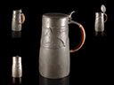 Antique Liberty Tudric Archibald Knox Pewter Jug-Flagon