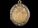 Antique 18ct Gold & Diamond Picture Locket