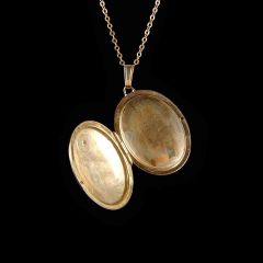 Vintage 9ct Gold & Diamond Picture Locket