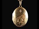Vintage 9ct Gold & Diamond Picture Locket Thumbnail