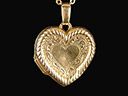 Vintage 9ct Gold Heart Picture Locket