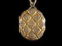 Antique 15ct Gold Oval Canitelle Picture Locket