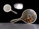 Antique Silver & Tortoise Shell Hand Mirror