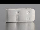 Vintage Sterling Silver Rectangular Money Clip 