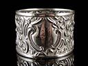 Antique Embossed Silver Napkin Ring