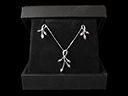 Vintage 9ct White Gold & Diamond Jewellery Set