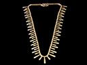 Vintage 9ct Gold Fringe Necklace