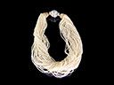 Vintage 18ct Gold Fasano Multi-Strand Pearl & Diamond Necklace