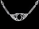 Vintage Silver Art Nouveau Necklace/Pendant