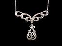 Antique Silver & Marcasite Art Nouveau Necklet