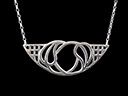 Vintage Silver Mackintosh Style Necklet 