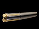 Vintage 18ct Gold & Steel Santos De Cartier Pen
