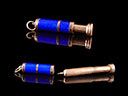 Victorian 9ct Rose Gold & Enamel Propelling Pencil Pendant