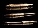 Antique 10kt Gold Telescopic Dip Pen & Pencil 