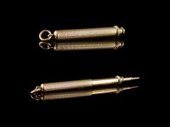 Antique 9ct Gold Filled Telescopic Propelling Pencil