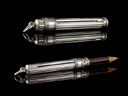 Antique Silver Retractable Pencil Pendant 