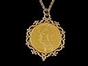 Antique 24KT Gold 4 Ducat Coin Pendant Thumbnail