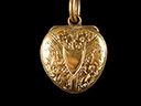 Antique 9CT Gold Heart Picture Locket