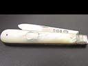Antique Silver & Mother Of Pearl Fruit Knife