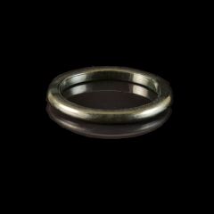 Vintage Dark Green Jade Wedding Ring