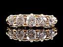 Victorian 18ct Gold 5 Stone 1.30CT Diamond Eternity Ring